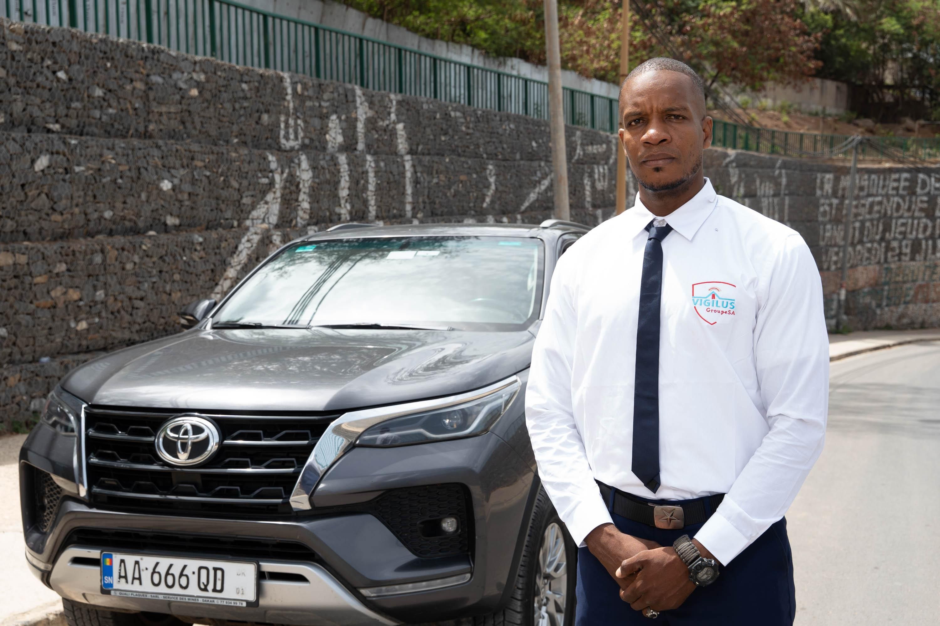 Chauffeur Vigilus Mobility avec véhicule